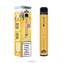Elux Vapes Bulk - Elux Bar スイートシリーズ使い捨てベイプ 甘い桃の氷 802XH108