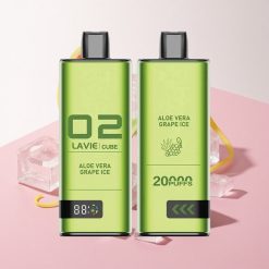 Lavie Cube 20000 Puffs ディスポーザブルベイプ アロエベラ＆グレープアイス 28ML 600mAh