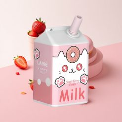 LAVIE Milk 7000パフ イチゴドーナツ 16ML 600mAh