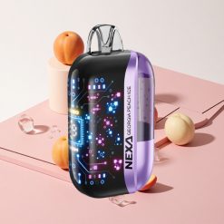 NEXA Ultra 50000 Puffs ディスポーザブルベイプ ジョージアピーチアイス 20mlプレフィル 800mahバッテリー