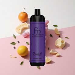 RandM Fumot Shisha 10000 Puffs グレープミント 18mlプリフィルド 850mAhバッテリー