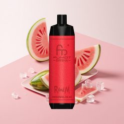 RandM Fumot Shisha 10000 Puffs ディスポーザブルベイプ スイカアイス 850mAhバッテリー 0.5%ニコチン