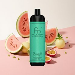 RandM Fumot Shisha 10000パフ スイカハニーデューパッションフルーツミント 18mlプレフィルド