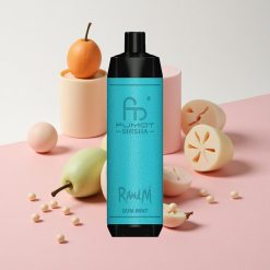 RandM Fumot Shisha 10000パフ ディスポーザブルベイプ ガムミント 18mlプレフィル