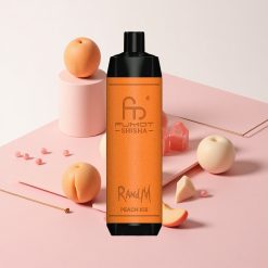 RandM Fumot Shisha 10000パフ ピーチアイス 18mlプレフィル 850mAh