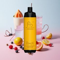 RandM Fumot Shisha 10000パフ ブルーレモネード 18mlプレフィル 850mAh