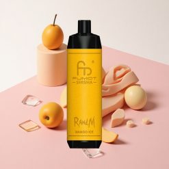 RandM Fumot Shisha 10000パフ マンゴーアイス 18mlプレフィル 0.6ohmメッシュコイル