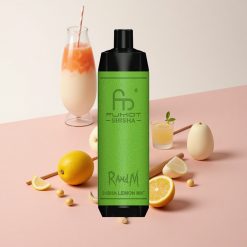 RandM Fumot Shisha 10000パフ 使い捨てベイプ レモンミント 18mlプレフィル
