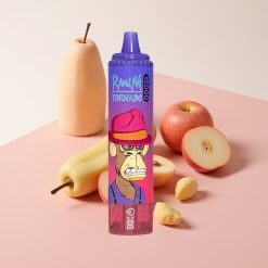 RandM Fumot Tornado 15000 Puffs アップルサワー LCDディスプレイ&タイプC充電