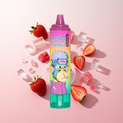 RandM Fumot Tornado 15000 Puffs ストロベリーアイス 25ml メッシュコイル