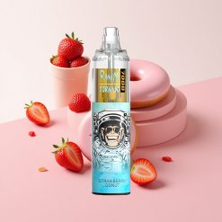 RandM Fumot Tornado 7000 ストロベリードーナツ 14ML E-liquid 850MAH Battery