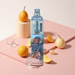 RandM Fumot Tornado 7000 タイプCポート RGBライト マンゴーオンアイス