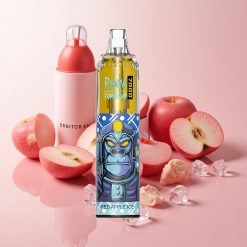 RandM Fumot Tornado 7000 ディスポーザブルベイプ レッドアップルアイス 14ML Eリキッド 850MAHバッテリー