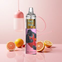 RandM Fumot Tornado 7000 ピンクレモネード 14ml Eリキッド 850mAhバッテリー