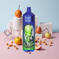 RandM Fumot Tornado 9000 Puffs 850mAh充電式 18mLメッシュコイル ブルー(Mr Blue)