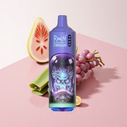 RandM Fumot Tornado 9000 Puffs アロエグレープ 850mAh充電式 18mLメッシュコイル