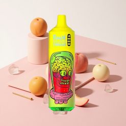 RandM Fumot Tornado 9000 Puffs サマーピーチアイス 18mL メッシュコイル 850mAh充電式