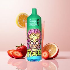 RandM Fumot Tornado 9000 Puffs ストロベリーレモネード 850mAh充電式 18mL