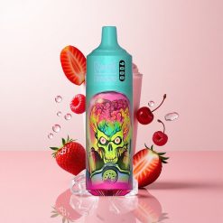 RandM Fumot Tornado 9000 Puffs ストロベリー・ラズベリー・チェリーアイス (850mAh充電式 & 18mL)
