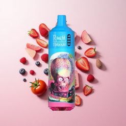 RandM Fumot Tornado 9000 Puffs ブルーベリーサワーラズベリー (18mL メッシュコイル)