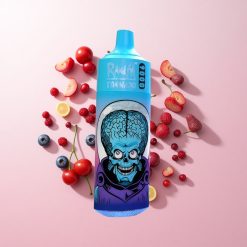 RandM Fumot Tornado 9000 Puffs ブルーベリー・チェリー・クランベリー 850mAh充電式 18mLメッシュコイル