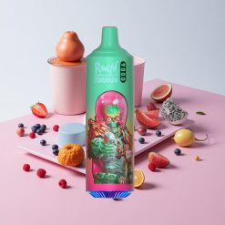 RandM Fumot Tornado 9000 Puffs ブルーレズクシュ メッシュコイル＆18mL