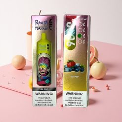 RandM Fumot Tornado 9000 Puffs メッシュコイル＆18mL アイスポップ