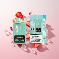 Razz Bar 40000 Puffs 1.0Ohm 2メッシュコイル ストロベリーアイス&ミックスベリーズ