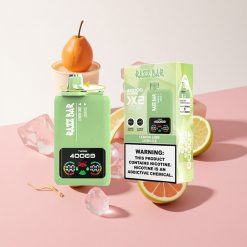 Razz Bar 40000 Puffs ディスポーザブルベイプ レモンライム_ラッシュアイス 1.0Ohm 2メッシュコイル 2%、5%ニコチン