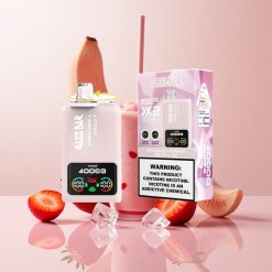 Razz Bar 40000 Puffs 使い捨てベイプ ストロベリーバナナ_レッドブルアイス 1.0Ohm 2メッシュコイル 650Mahバッテリー