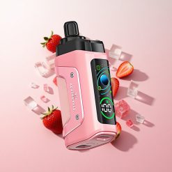 Razz Bar 45000 Puffs ディスポーザブルベイプ ストロベリーアイス 1.0オームメッシュコイル タイプC充電
