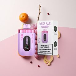 Razz Bar 50K Puffs ディスポーザブルベイプ レッドブルグレープ 1.0オームメッシュコイル 2%ニコチン