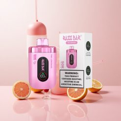 Razz Bar 50K Puffs 使い捨てベイプ ピンクレモネード 50000パフ Type-C充電式