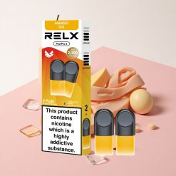 RELX Pod Pro 2 マンゴーアイス ニコチン含有量1.8% 600パフ 3電圧調整