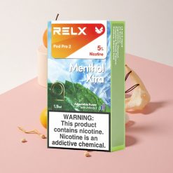 RELX Pod Pro 2 メンソールXtra ニコチン5% 600パフ 1.9ml 3電圧調整